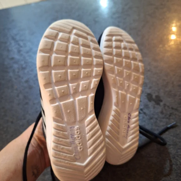 Adidas Kids Black and White Sneakers - Picture 6 of 6